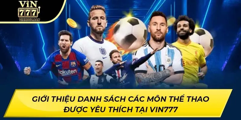 Giới thiệu danh sách các môn thể thao được yêu thích tại VIN777